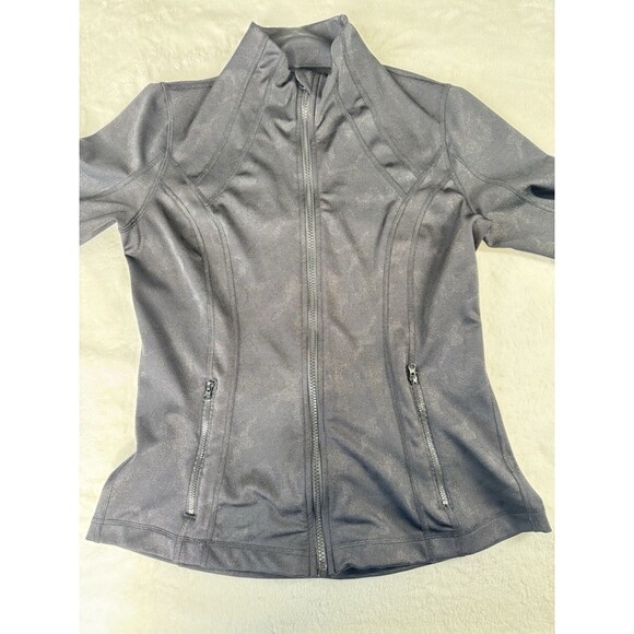 90 Degree By Reflex AcitveWear Jacket Black And Gray Zip Up Womans M - Picture 3 of 8